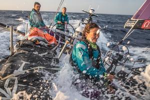Leg 1, Alicante to Lisbon, on board AkzoNobel – Volvo Ocean Race photo copyright  Konrad Frost / Volvo Ocean Race taken at  and featuring the  class