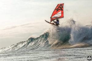 Boujmaa Guilloul flying into the next round – Aloha Classic photo copyright  Si Crowther / IWT taken at  and featuring the  class