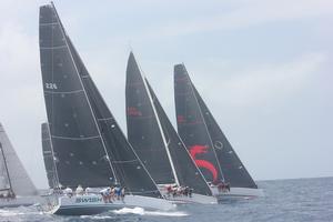Premier IRC Division 1 boats rocket off the start last year - Sydney Short Ocean Racing Championship photo copyright MHYC http://www.mhyc.com.au/ taken at  and featuring the  class