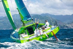 Class 40 win goes to Halvard Mabire and Miranda Merron on Campagne de France photo copyright  Arthur Daniel / RORC taken at  and featuring the  class