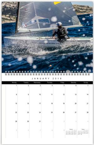 2018 Finn Class Calendar photo copyright  Robert Deaves taken at  and featuring the  class