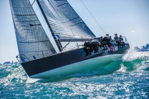 Owner Christopher Whitford and helmsman Michael Whitford led Hot Lips to a third place finish at the North American Championship, held off Chicago photo copyright Farr 40 Class Association taken at  and featuring the  class