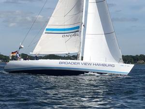 Five sailors under 21 will compete on Hamburgischer Verein Seefahrt's Andrews 56, Broader View Hamburg, including skipper, Björn Woge's son photo copyright Björn Woge taken at  and featuring the  class