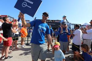 SciFi in the Sailor's Parade – Volvo Ocean Race photo copyright  Atila Madrona / Vestas 11th Hour Racing taken at  and featuring the  class
