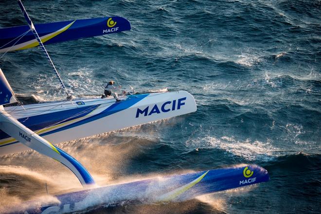 François Gabart and the MACIF trimaran ©  Vincent Curutchet / DPPI / Macif