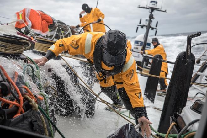 Day 1, Leg 2, Lisbon to Cape Town, on board Turn the Tide on Plastic – Volvo Ocean Race ©  Sam Greenfield / Volvo Ocean Race