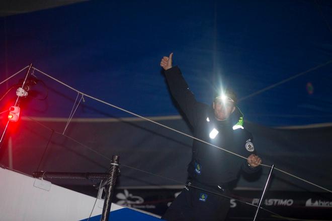 François Gabart and the MACIF trimaran are off ©  Alexis Courcoux / Macif