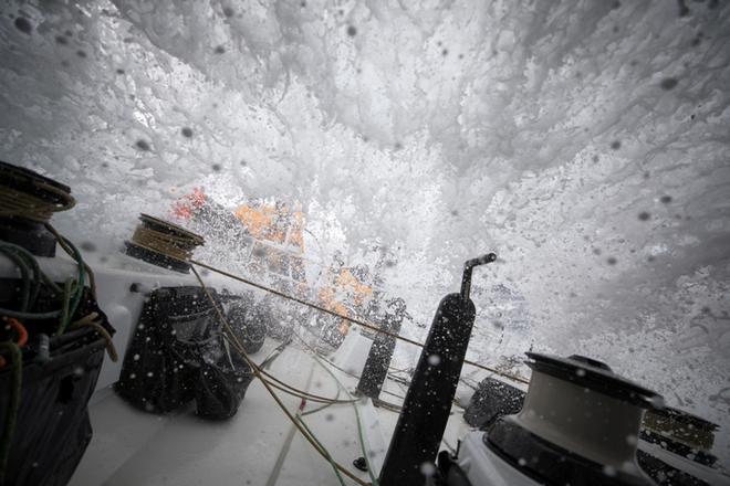 Day 1, Leg 2, Lisbon to Cape Town, on board Turn the Tide on Plastic – Volvo Ocean Race ©  Sam Greenfield / Volvo Ocean Race