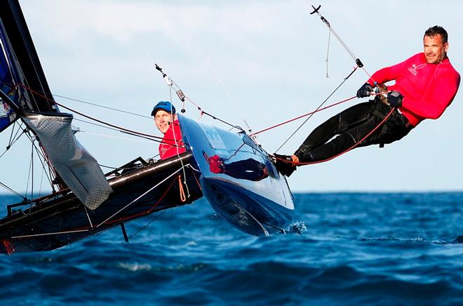 Alamo – Eric Le Bouedec and Jean-Richard Minardi – St. Barth Cata-Cup ©  Pierrick Contin http://www.pierrickcontin.fr/