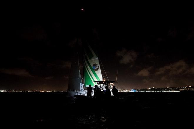 Massimo Juris and Pietro Luciani on Colombre XL – Transat Jacques Vabre © TJV