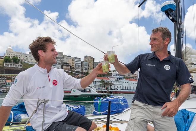 Tom Laperche and Christophe Bachmann on Le Lion d’Or – Transat Jacques Vabre © TJV