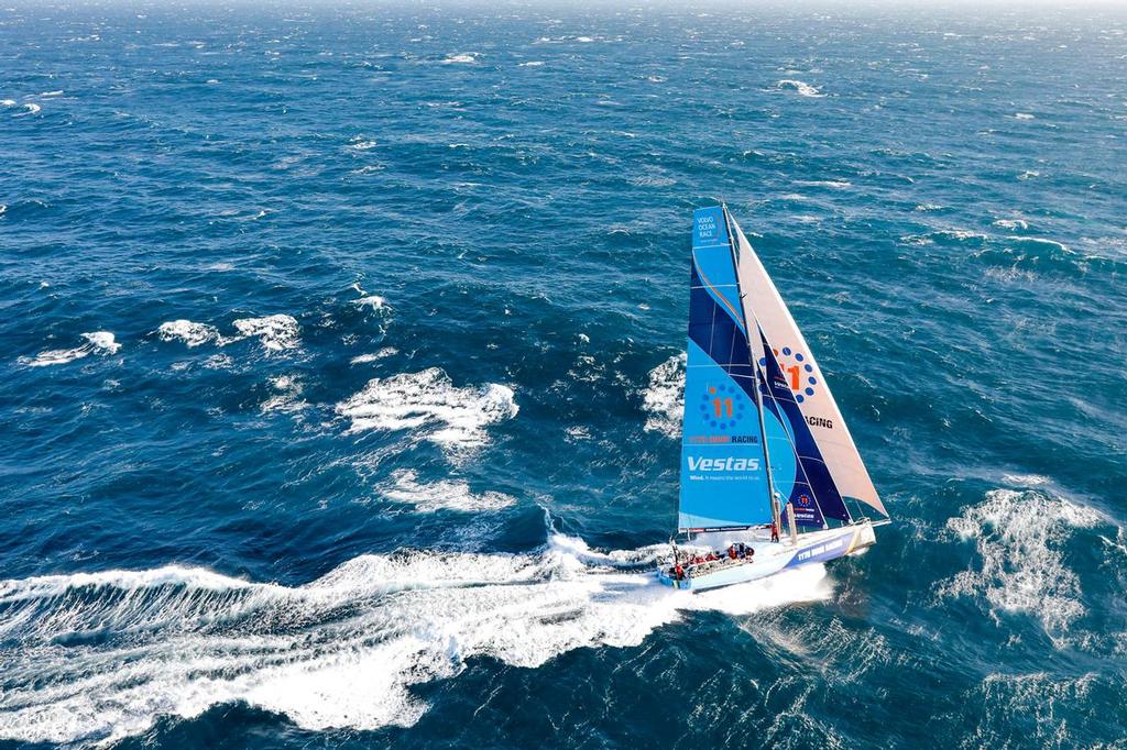 Start of Leg 2. Day 1 from Lisbon to Cape Town. . 05 November, 2017. ©  Ainhoa Sanchez/Volvo Ocean Race