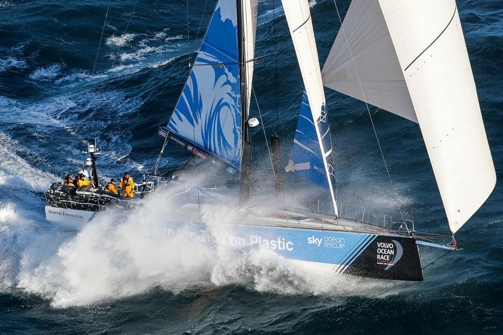 Start of Leg 2. Day 1 from Lisbon to Cape Town. . 05 November, 2017. ©  Ainhoa Sanchez/Volvo Ocean Race