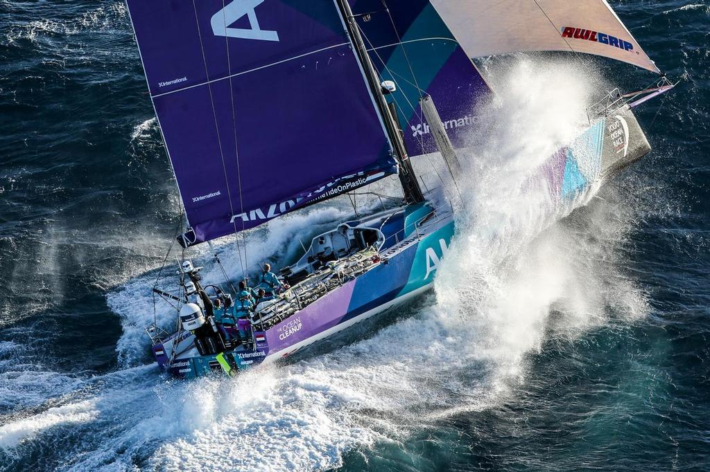 Start of Leg 2. Day 1 from Lisbon to Cape Town. Photo by Ainhoa Sanchez/Volvo Ocean Race. 05 November, 2017. ©  Ainhoa Sanchez/Volvo Ocean Race