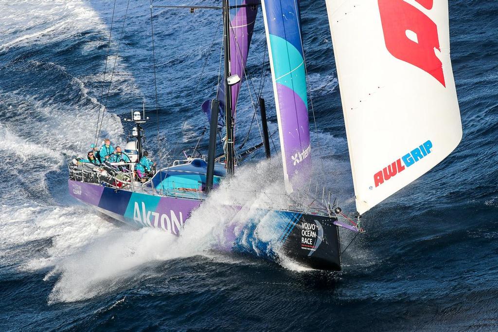 Start of Leg 2. Day 1 from Lisbon to Cape Town.  05 November, 2017. ©  Ainhoa Sanchez/Volvo Ocean Race