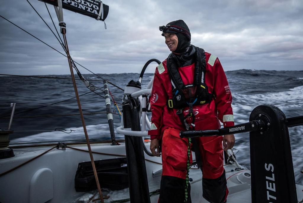 Leg 02, Lisbon to Cape Town, Day 1  on board Sun Hung Kai/Scallywag. Photo by Konrad Frost/Volvo Ocean Race. 06 November, 2017. photo copyright  Konrad Frost / Volvo Ocean Race taken at  and featuring the  class