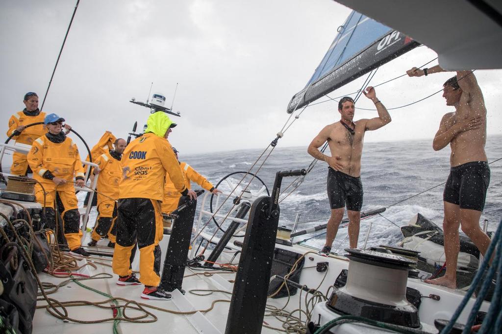 Leg 02, Lisbon to Cape Town, day 04,  On board Turn the Tide on Plastic. Volvo Ocean Race. 09 November, 2017 photo copyright  Sam Greenfield / Volvo Ocean Race taken at  and featuring the  class
