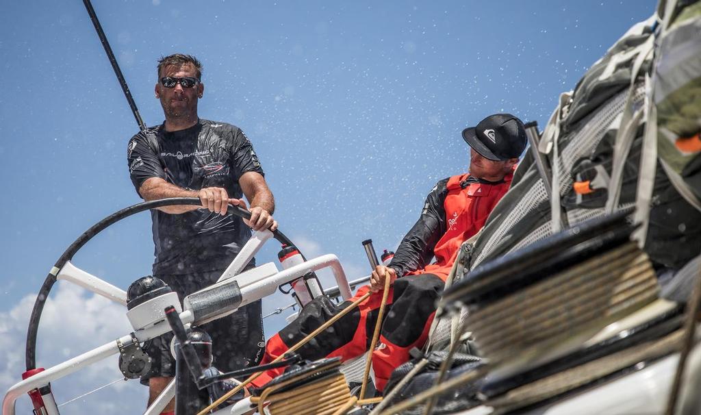 Leg 02, Lisbon to Cape Town, Day 11 David Witt chasing the fleet on board Sun Hung Kai/Scallywag. Volvo Ocean Race. 15 November, 2017. ©  Konrad Frost / Volvo Ocean Race