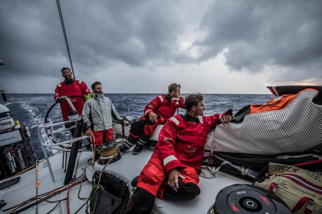 Leg 02, Lisbon to Cape Town, Day 12 Still a long way to go on board Sun Hung Kai/Scallywag. Volvo Ocean Race. 16 November, 2017. ©  Konrad Frost / Volvo Ocean Race