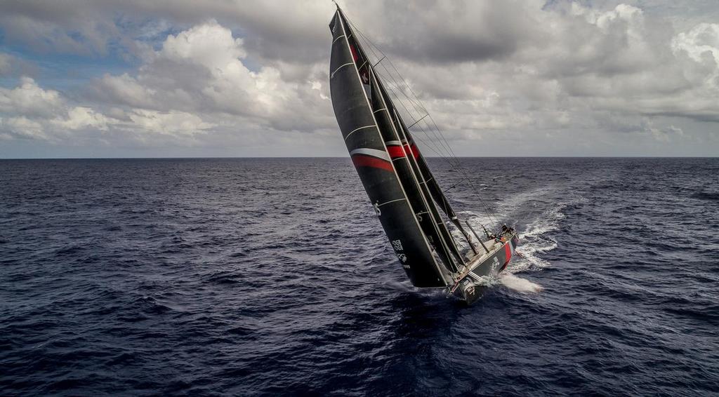 Leg 02, Lisbon to Cape Town, Day 12 from the sky on board Sun Hung Kai/Scallywag. Volvo Ocean Race. 16 November, 2017. ©  Konrad Frost / Volvo Ocean Race