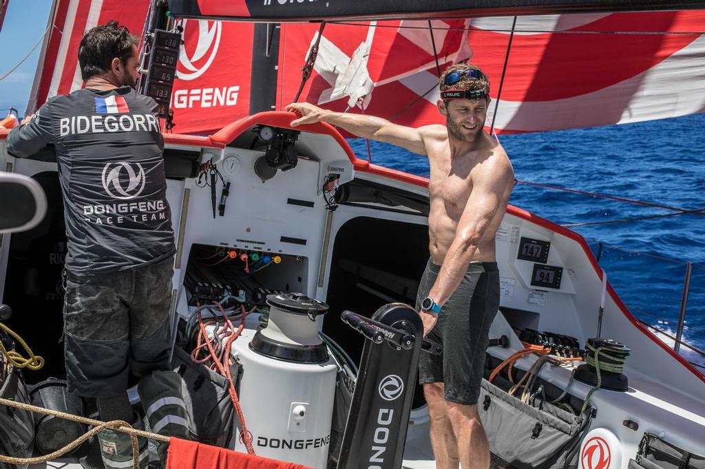 Leg 02, Lisbon to Cape Town, day 13, on board Dongfeng. Photo by Jeremie Lecaudey/Volvo Ocean Race. 17 November, 2017. ©  Jeremie Lecaudey / Volvo Ocean Race