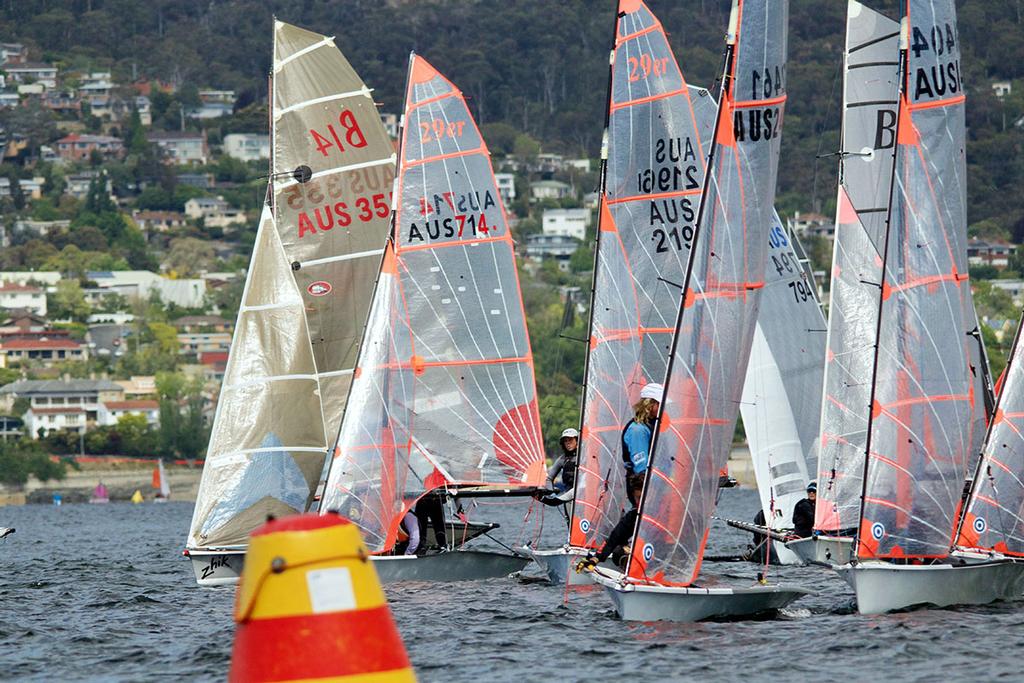 29wea a start on he Derwent today. - BMW Showdown Regattta 2017 photo copyright Angus Calvert taken at  and featuring the  class