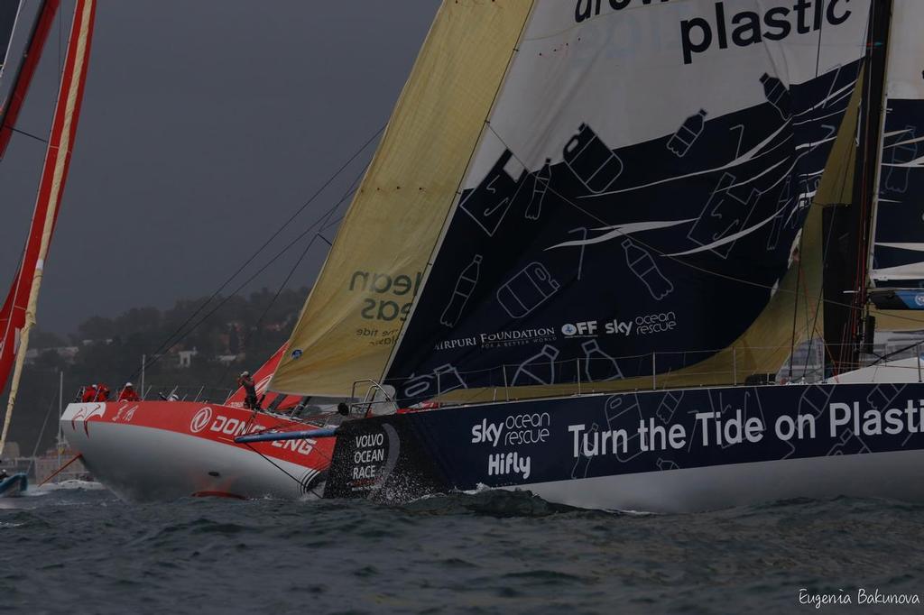  - Volvo Ocean Race,  In Port Race - Lisbon, November 3, 2017 © Eugenia Bakunova http://www.mainsail.ru