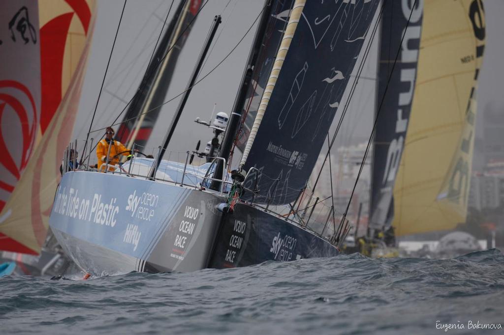  - Volvo Ocean Race, In Port Race - Lisbon, November 3, 2017 © Eugenia Bakunova http://www.mainsail.ru