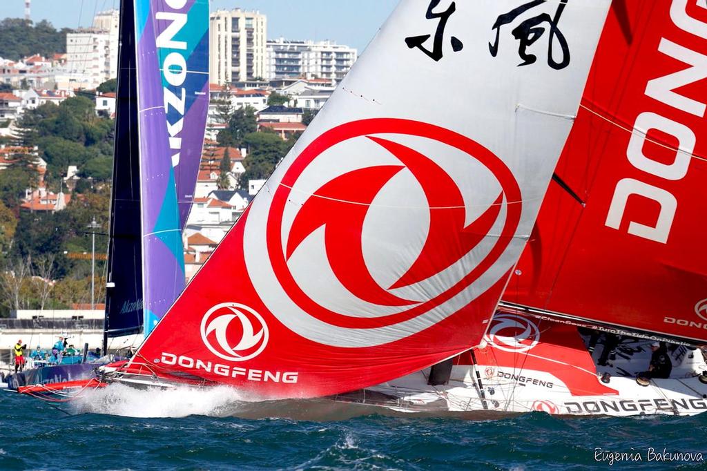 Dongfeng - Volvo Ocean Race, Leg 2 Start - Lisbon, November 5, 2017 © Eugenia Bakunova http://www.mainsail.ru