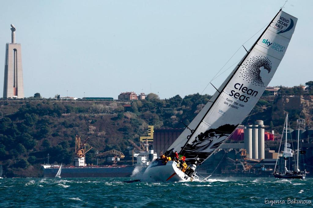 Clean Seas - Volvo Ocean Race, Leg 2 Start - Lisbon, November 5, 2017 © Eugenia Bakunova http://www.mainsail.ru