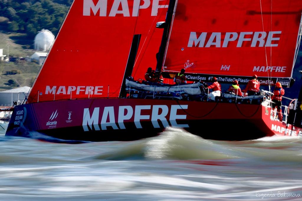 Race favourite - MAPFRE - - Volvo Ocean Race, Leg 2 Start - Lisbon, November 5, 2017 © Eugenia Bakunova http://www.mainsail.ru