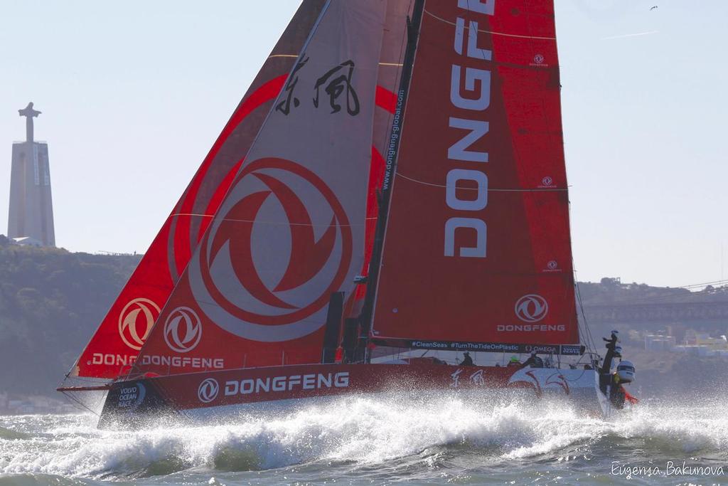 Dongfeng - Volvo Ocean Race, Leg 2 Start - Lisbon, November 5, 2017 © Eugenia Bakunova http://www.mainsail.ru