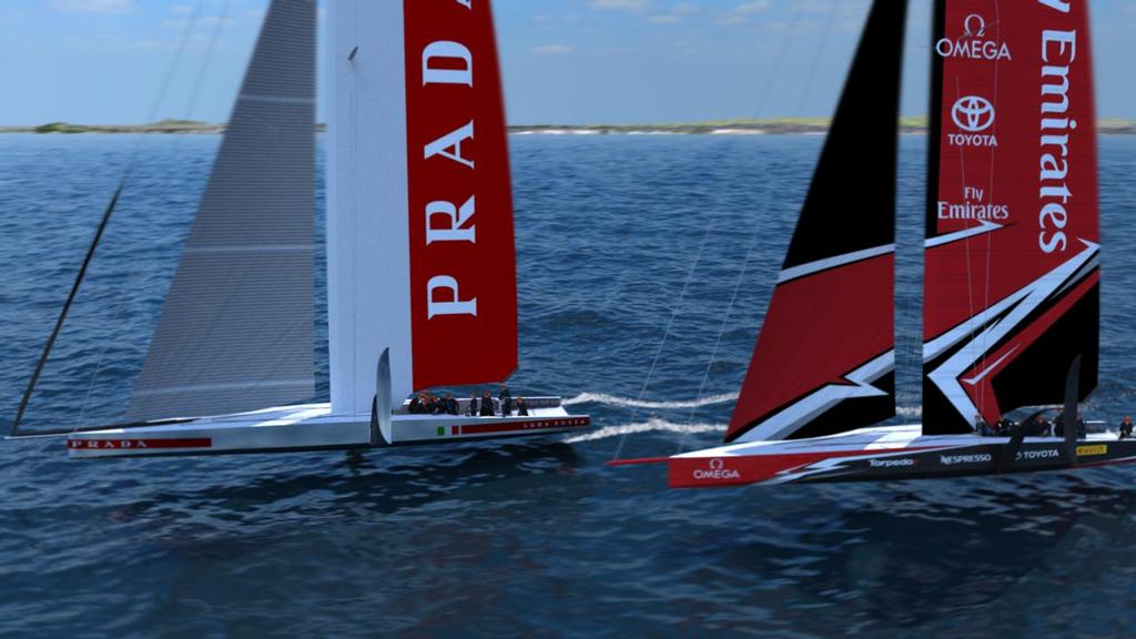 America's Cup AC75 - Class concept announcement - November 21, 2017 - photo © Emirates Team New Zealand http://www.etnzblog.com