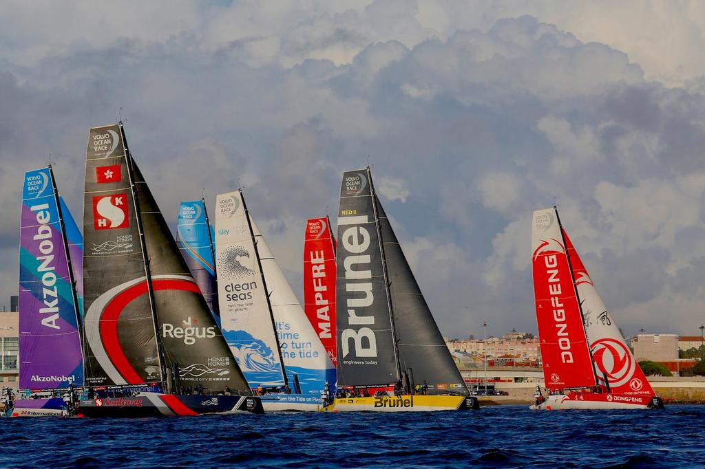  - Volvo Ocean Race,  In Port Race - Lisbon, November 1, 2017 © Eugenia Bakunova http://www.mainsail.ru