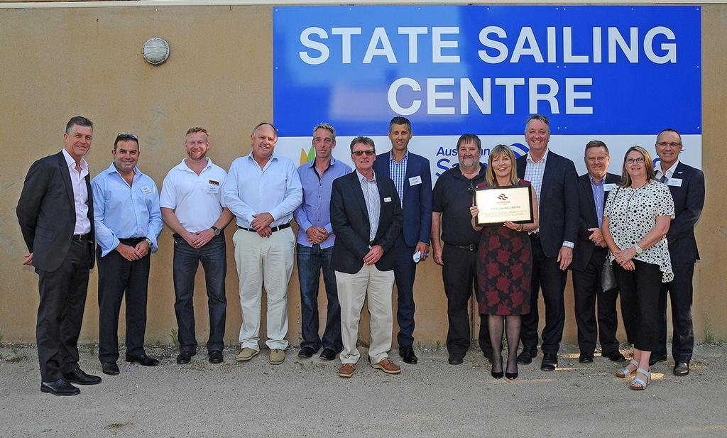 Opening of Victorian State Sailing Centre 22 November 2017 photo copyright Gordon Hyde taken at  and featuring the  class