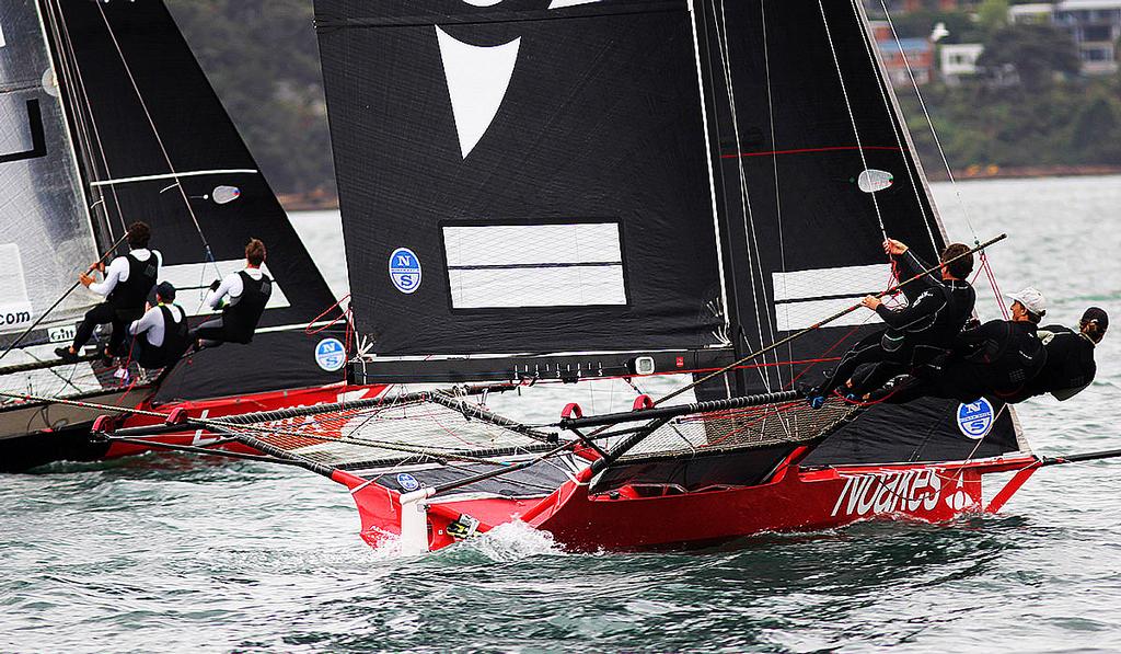 Panasonic Lumix and Noakesailing, both teams finished in the top - 18ft Skiffs - Spring Championship 2017 photo copyright 18footers.com taken at  and featuring the  class