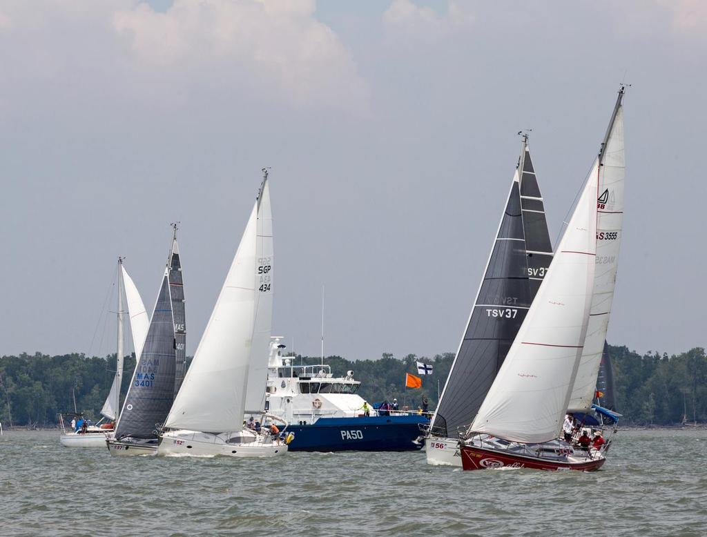 Class 5 start. Klang-Pangkor Race. 2017 Raja Muda Selangor International Regatta. © Guy Nowell / RMSIR