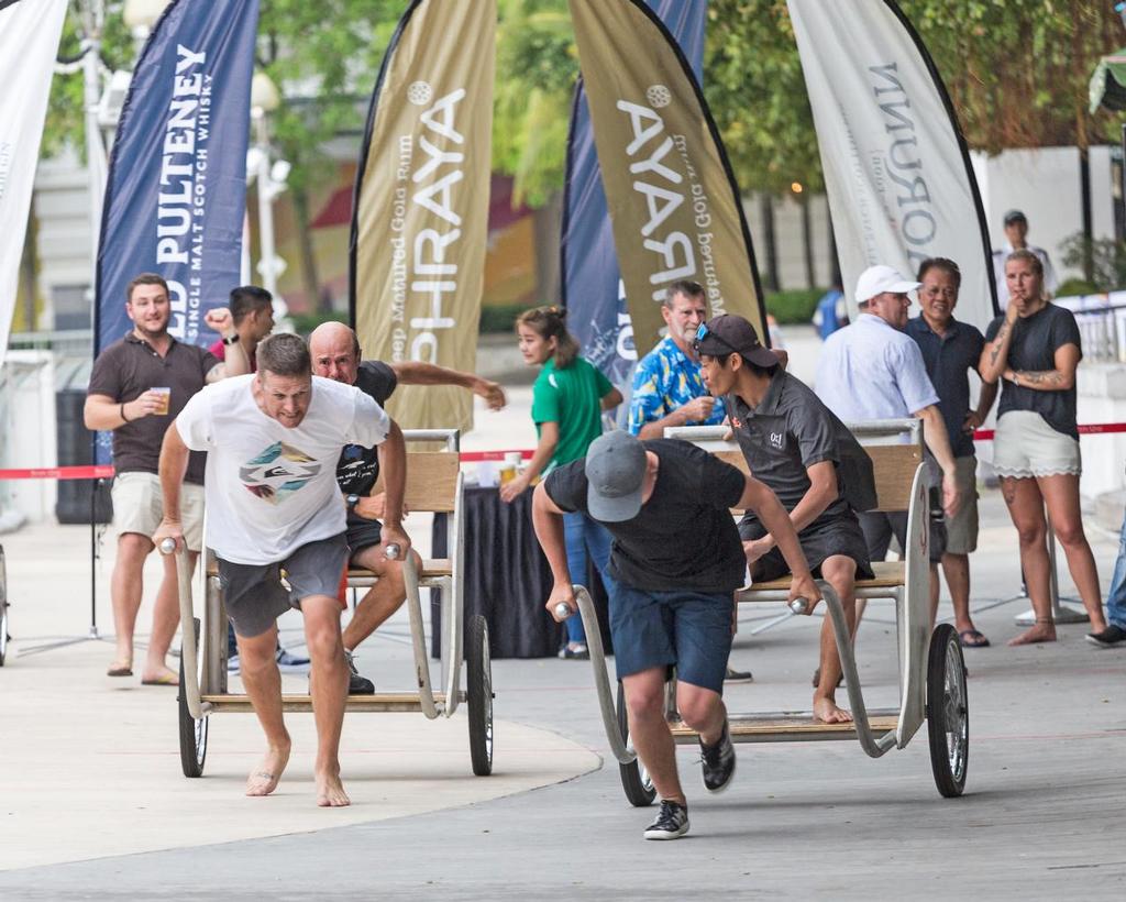 Penang Rickshaw Races. 2017 Raja Muda Selangor International Regatta. © Guy Nowell / RMSIR