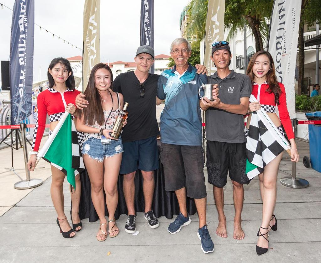 Starlight, winners of the Penang Rickshaw Races. 2017 Raja Muda Selangor International Regatta. © Guy Nowell / RMSIR