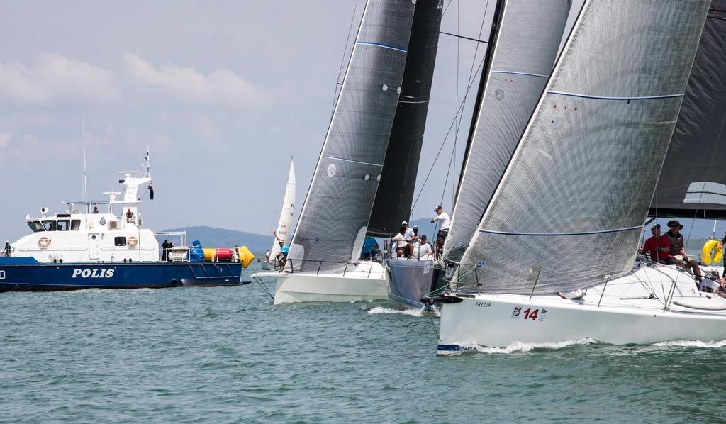 Class 1 start.2017 Raja Muda Selangor International Regatta. © Guy Nowell / RMSIR