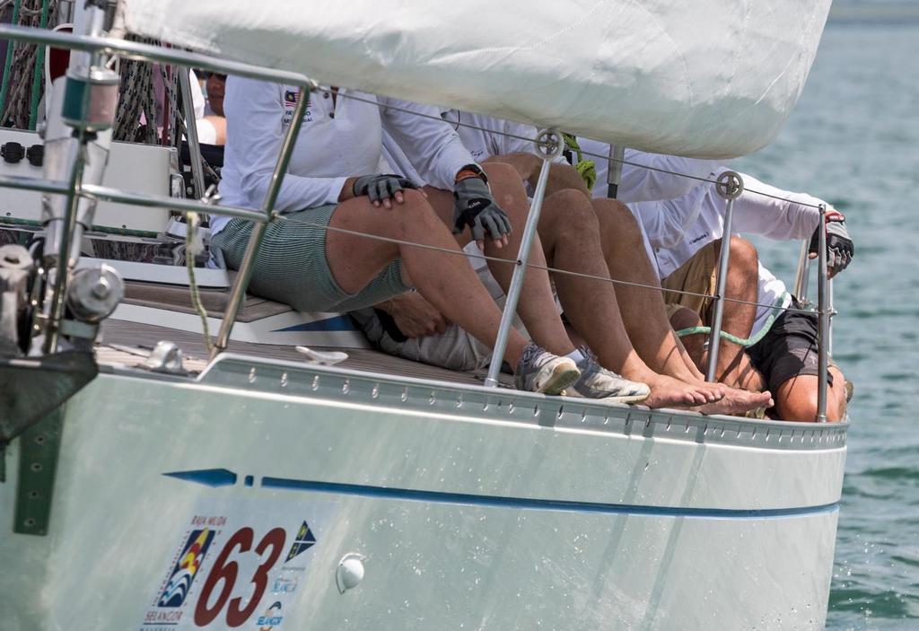 Getting the knees brown! 2017 Raja Muda Selangor International Regatta. © Guy Nowell / RMSIR