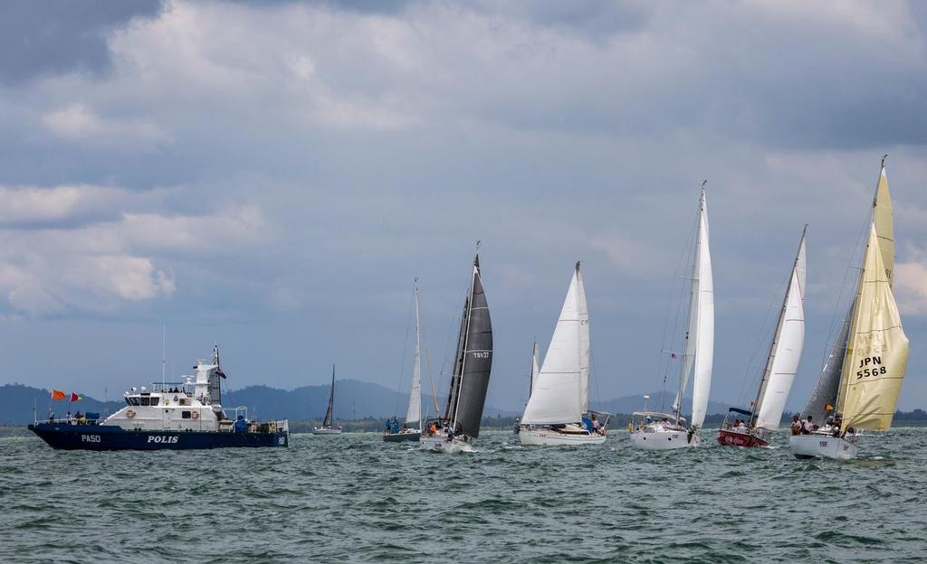 Class 5 start. 2017 Raja Muda Selangor International Regatta. © Guy Nowell / RMSIR