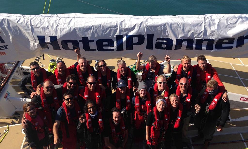 The newly formed HotelPlanner.com crew ahead of departing Port Elizabeth - 2017 - 18 Clipper Round the World Yacht Race photo copyright Clipper Round The World Yacht Race http://www.clipperroundtheworld.com taken at  and featuring the  class