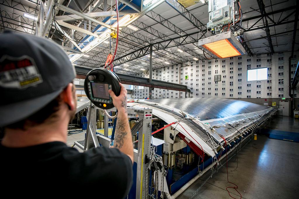 3Di manufacturing at the North Sails sail loft in Minden, Nevada. ©  Amory Ross / North Sails