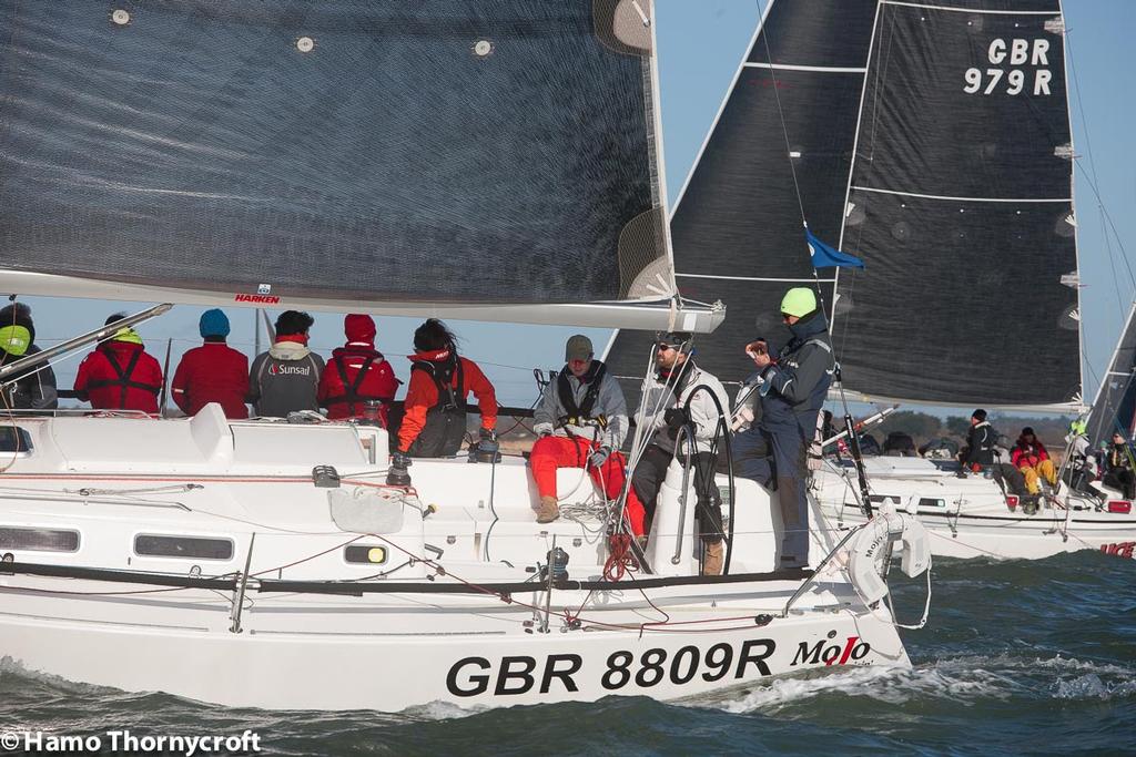 2017 Hamble Winter Series – Day 5 ©  Hamo Thornycroft / www.yacht-photos.co.uk