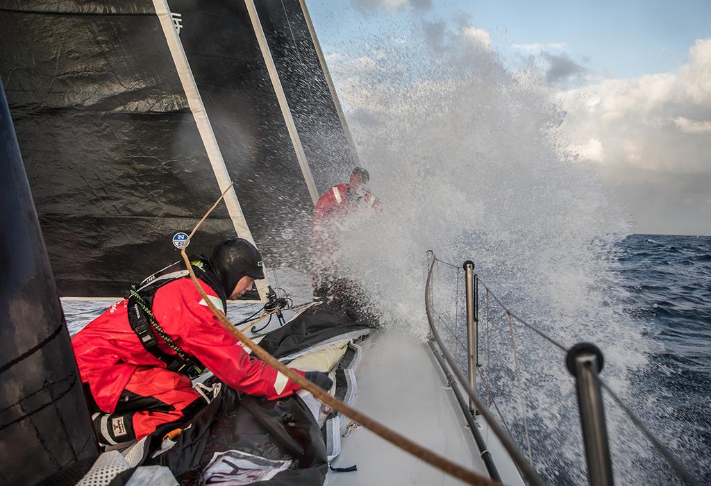 Leg 02, Lisbon to Cape Town, Day 2 on board Sun Hung Kai/Scallywag. photo copyright  Konrad Frost / Volvo Ocean Race taken at  and featuring the  class