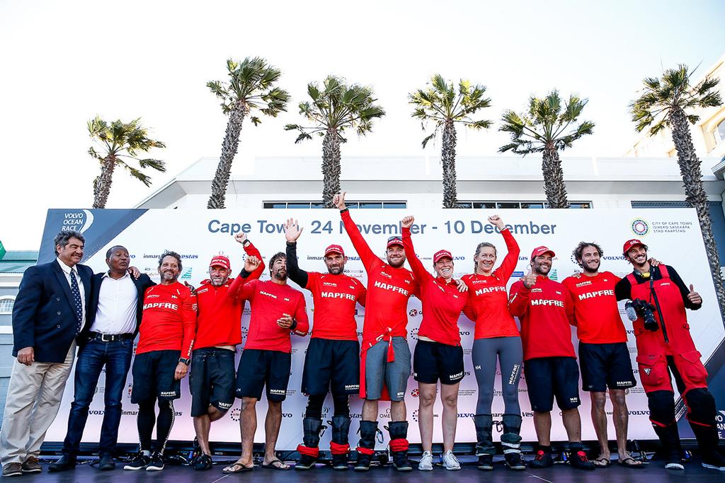 Leg 2. Arrivals from Lisbon to Cape Town. 24 November photo copyright  Pedro Martinez / Volvo Ocean Race taken at  and featuring the  class