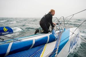 François Gabart and the MACIF trimaran photo copyright  Vincent Curutchet / ALeA / Macif taken at  and featuring the  class
