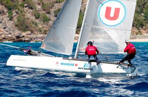 Prix Marché U – Olivier Pilon and Maxime Loiselle – St. Barth Cata Cup photo copyright  Pierrick Contin http://www.pierrickcontin.fr/ taken at  and featuring the  class