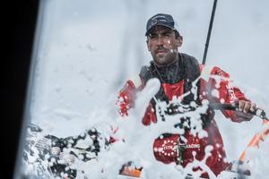 Day 2, Leg 2 – Lisbon to Cape Town, on board Vestas 11th Hour – Volvo Ocean Race photo copyright  Martin Keruzore / Volvo Ocean Race taken at  and featuring the  class